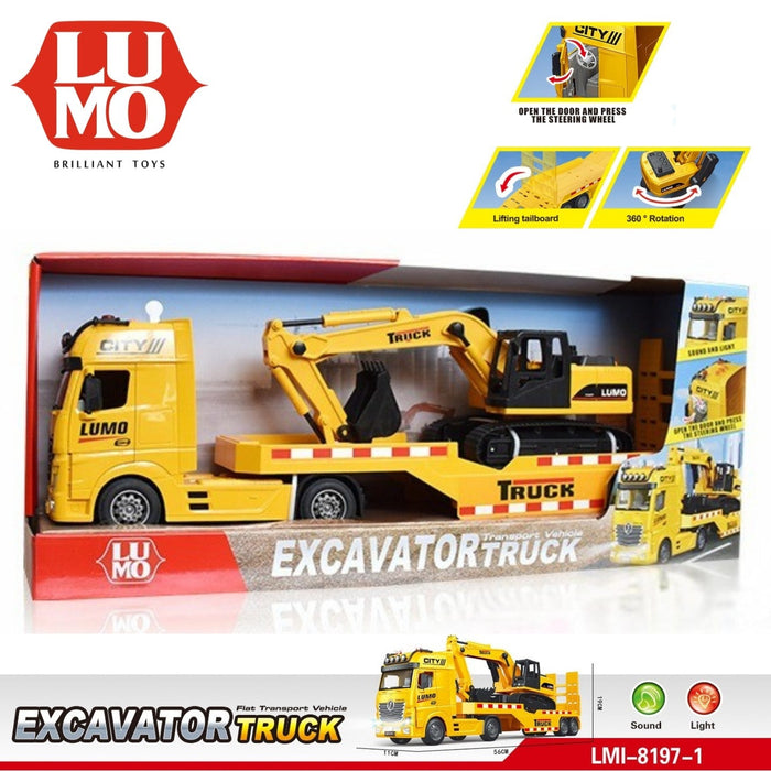 L.U.M.O Excavator Truck – City Transport Vehicle (8197)