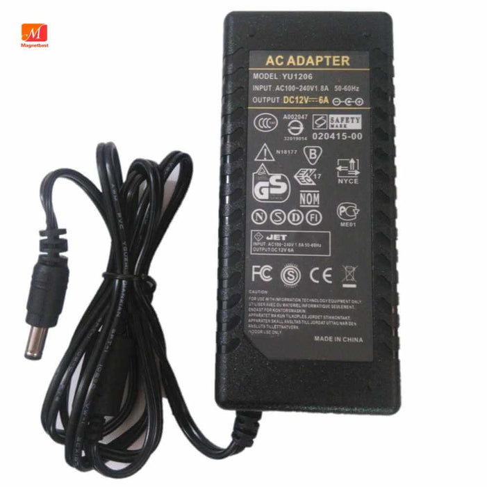 15V 6A AC Adapter Power Supply For RC Balance Charger 80W B6 V2 Imax B6 ( 12V 5A AC To DC Adapter Optional)