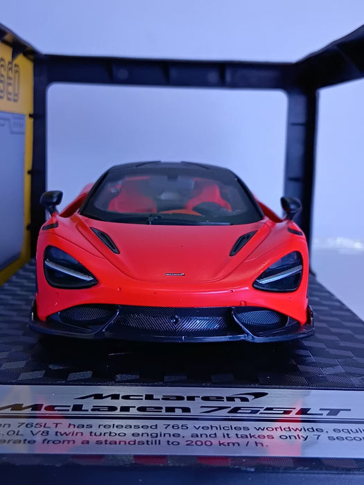 CCA MCLAREN 765 LT 1/24 SCALE ORANGE & BLACK 68281K