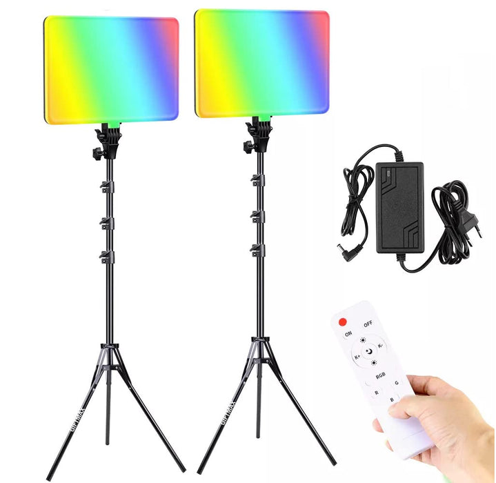 LED VIDEO SOFT LIGHT PANEL, FOR STUDIO PHOTOGRAPHY 16'' PACK OF 2