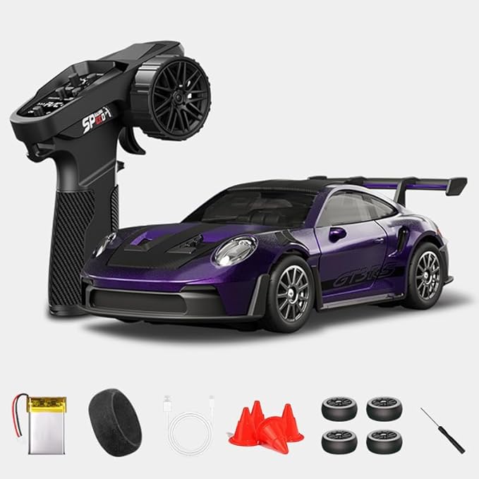 RC DRIFT CAR D43-01 HSTAR  1/43 METAL BODY RTR