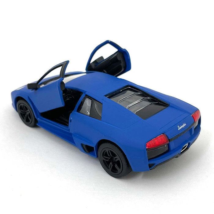 KINSMART LAMBORGHINI AVENTADOR LP 700-4/ MURCIELAGO LP 640/VENENO 1:36 SCALE NO:KT5370D (BLUE)