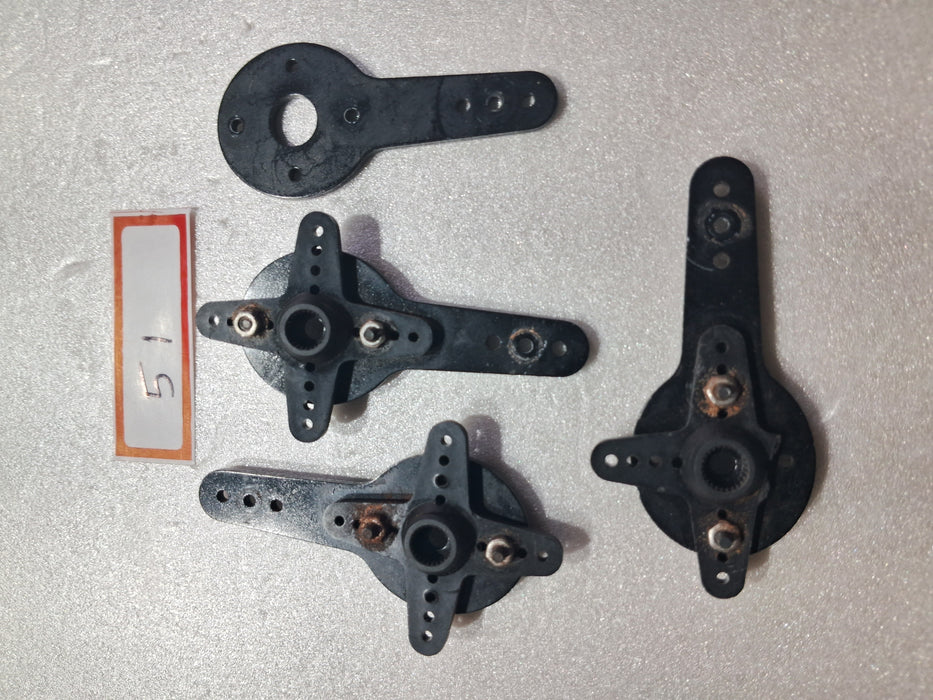 SERVO ARMS METAL LENGTH 56MM  (PACK OF 4) PRE OWNED QUALITY