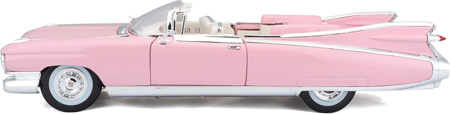 Maisto 1959 Cadillac Eldorado Biarritz Convertible, Pink Premiere 36813 1/18 Scale Die Cast Model Toy Car
