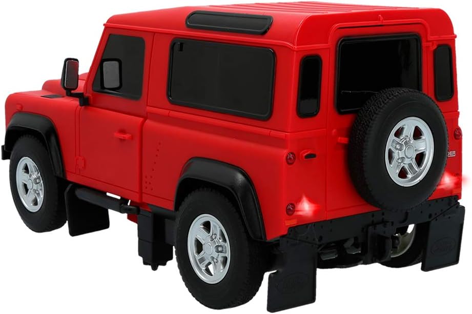 RASTAR LAND ROVER DEFENDER 76400 1/14 RC 2 IN 1 RS TRANSFORMABLE (RED)