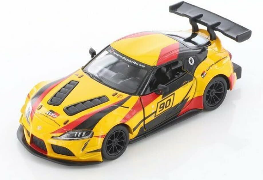 KINSMATR TOYOTA GR SUPRA RACING CONCEPT 1:36 SCALE NO:KT5421DF (YELLOW)