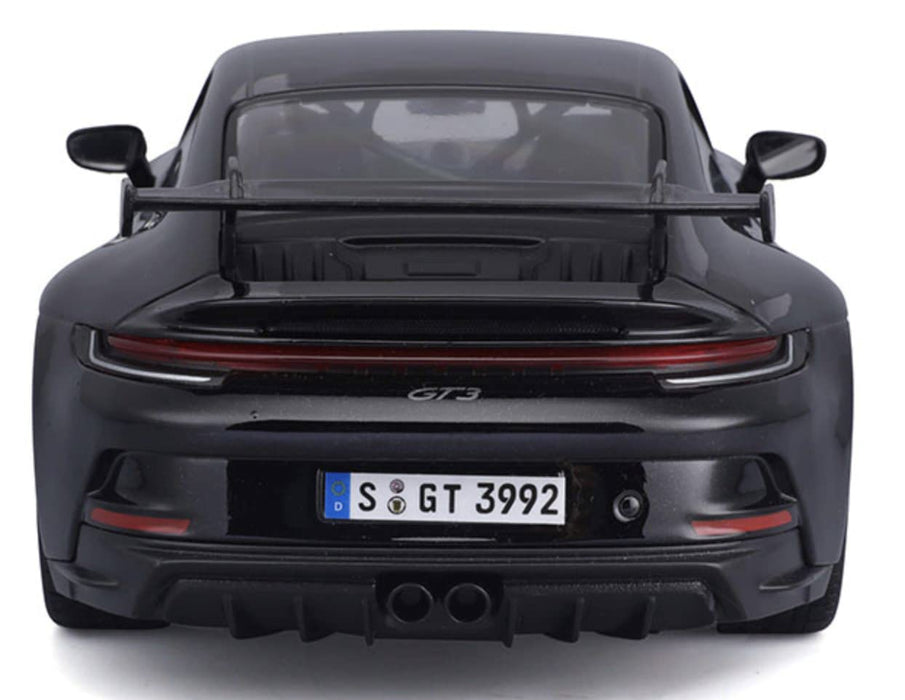 MAISTO2022 PORSCHE 911 992 GT3 BLACK 1:18 SCALE  DIECAST MODEL 51458BK