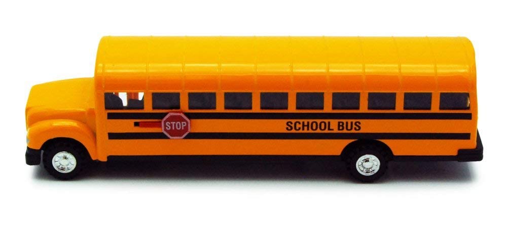 BUS SCHOOL YELLOW 8.5 INCH