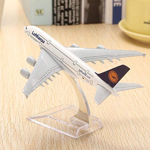 AIRPLANE METAL DIECAST LUFTHANSA A380 16CM