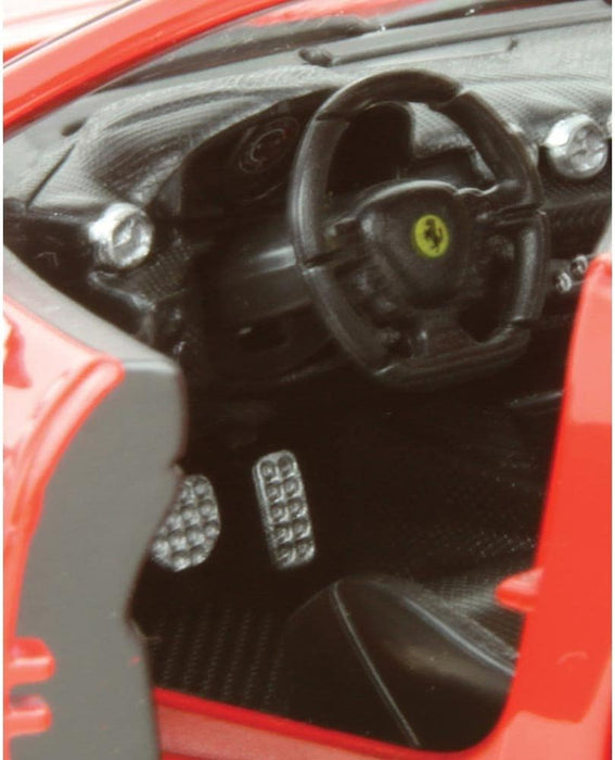 BBURAGO FERRARI F12 TDF, 1/64 SCALE DIECAST MODEL TOY CAR (RED)