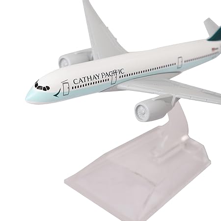 AIRPLANE DIECAST METAL CATHAY PACIFIC A350 32CM 1:200 SCALE