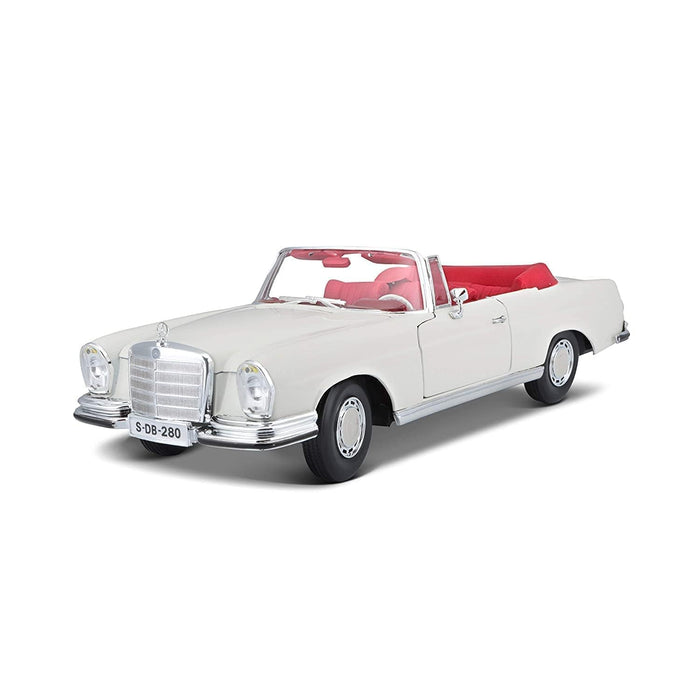 MAISTO 51811 1:18 1967 MERCEDES BENZ 280 SE DIECAST MODEL