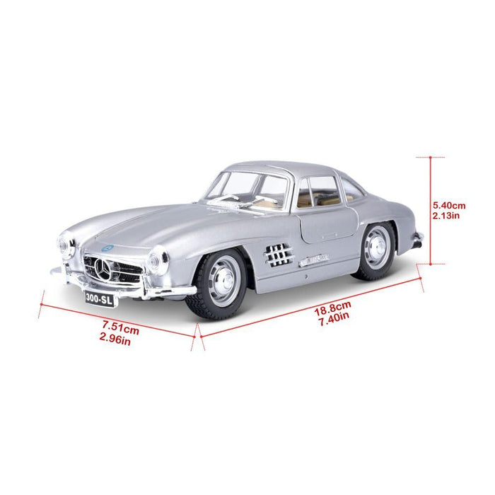 BBURAGO 18-92023S 1:24 1954 MERCEDES BENZ 300SL DIECAST MODEL