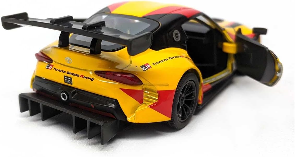 KINSMATR TOYOTA GR SUPRA RACING CONCEPT 1:36 SCALE NO:KT5421DF (YELLOW)