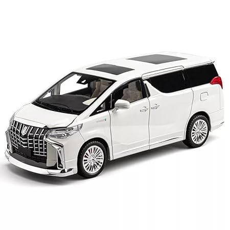 LEXUS LM300H 1:18 SCALE DIECAST CAR MODEL CZ1806 PULL BACK ALLOY WITH OPENABLE DOORS, SOUND & LIGHT