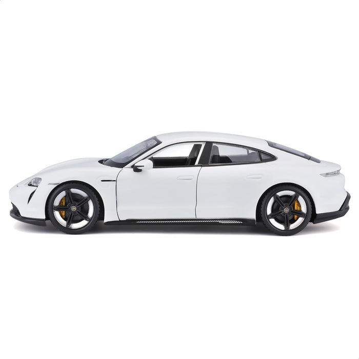 BBURAGO PORSCHE TAYCAN TURBO S 1/24 DIECAST 18-91098WHITE