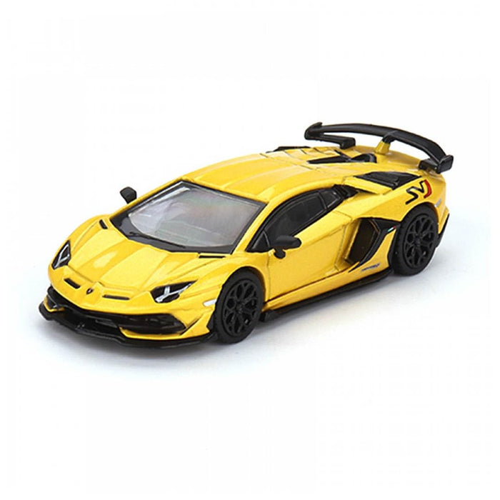 CCA LAMBORGHINI AVENTADOR SVJ 1:64 SCALE NO:S01-02 (YELLOW)