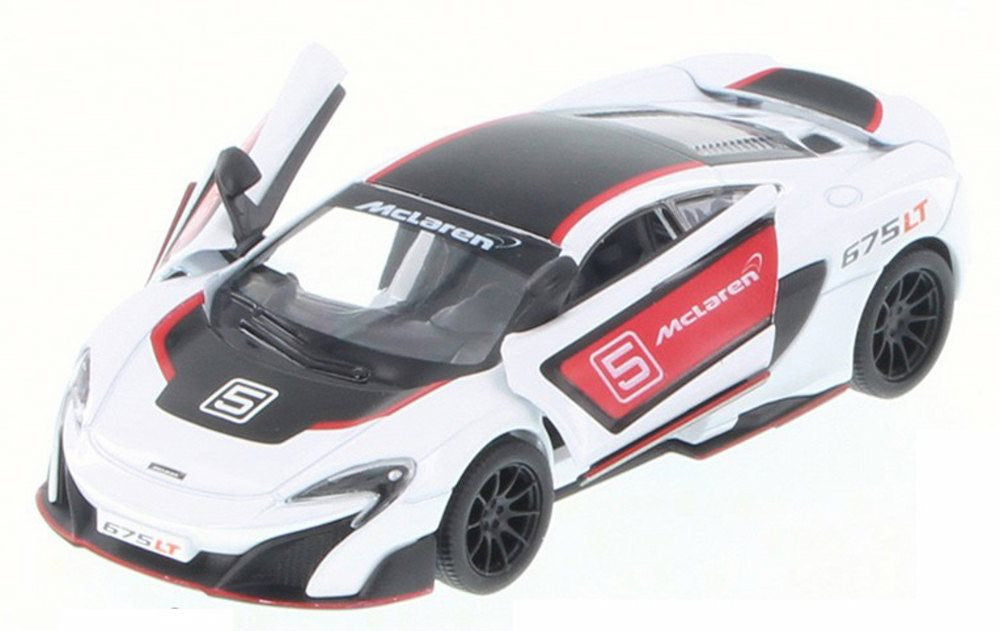 KINSMART MCLAREN 675 LT 1:36 NO:KT5392DF (WHITE)