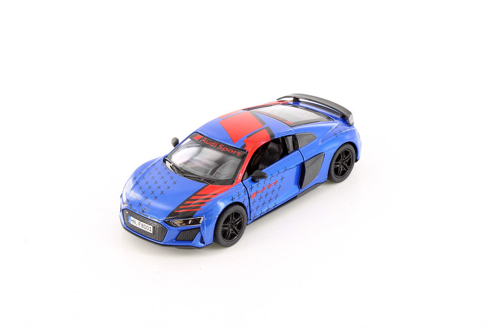 KINSMART 2020 AUDI R8 COUPE LIVERY EDITION 1:36 NO: KT5422DF (BLUE)