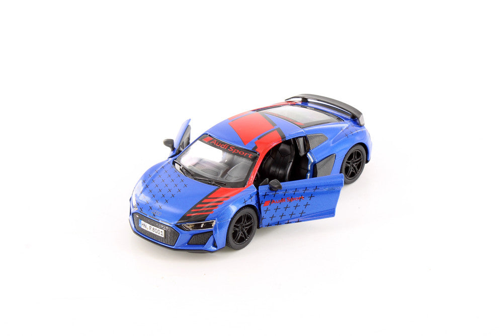 KINSMART 2020 AUDI R8 COUPE LIVERY EDITION 1:36 NO: KT5422DF (BLUE)