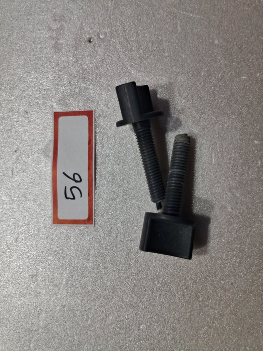 AIRPLANE WING LOCKING PLASTIC BOLTS LENGTH 28MM 2PCS  PRE OWNED QUALITY
