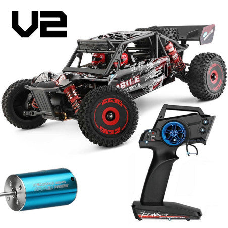 1:12 Scale 4WD Brushed Rc Car Electric Rock Racer Desert Off-Road Truck Baja With 2.4Ghz Radio System RTR