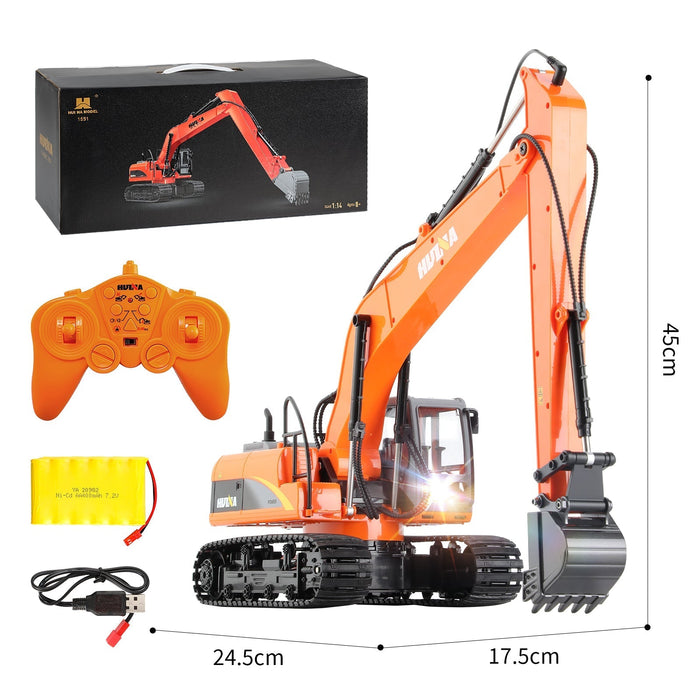 HUINA 1551 1:14 LONG BOOM RC EXCAVATOR