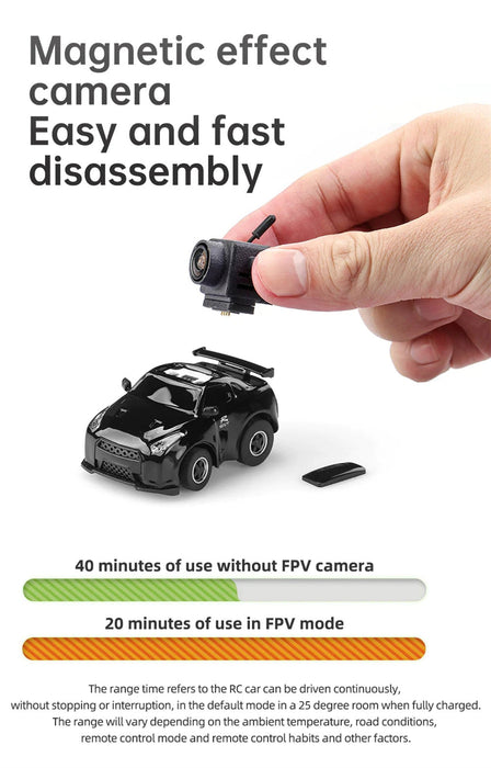 SNT 2008 GTR R35 1/100 2.4G 4WD FPV/RTR MICRO RC CAR BLACK KIT