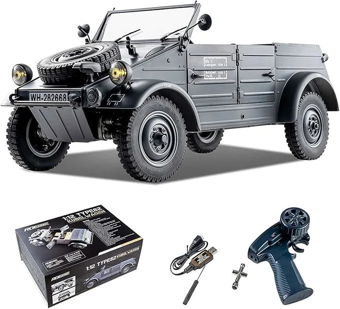 KUBELWAGEN 1/12 TYPE82 MINI CRAWLER RTR (GREY)