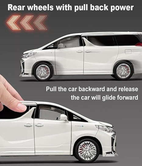 TOYOTA CZ803 1:18 ALLOY DIECAST CAR MODEL PULL BACK WITH SOUND AND LIGHT