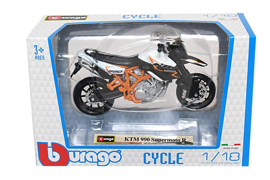 BBURAGO KTM 990 SUPERMOTO R 1/18 DIE CAST 28-91050