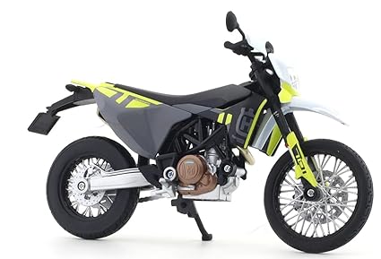 MAISTO 2023 HUSQVARNA 701 SUPERMOTO BIKE 1/12 DIECAST-52726