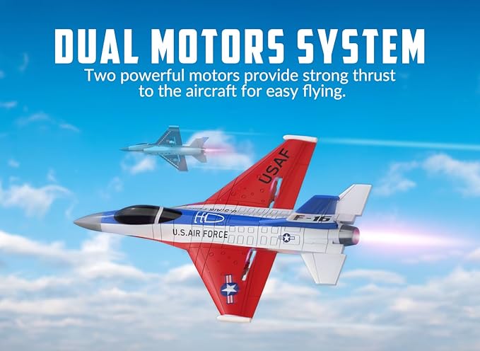 VOLANTEX RC JET F-16 FALCON 2 CH RC PLANE RED