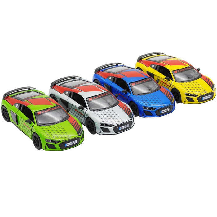 KINSMART 2020 AUDI R8 COUPE LIVERY EDITION 1:36 NO: KT5422DF (YELLOW)