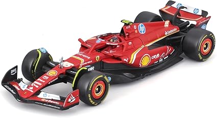 BBURAGO FERRARI SF24 CARLOS SAINZ #55 1:43 SCALE DIECAST 18-36843S