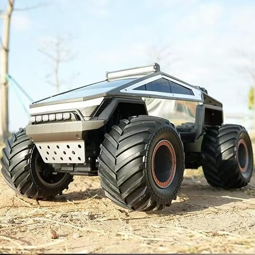 MONSTER 1/14 PICK UP  Q202 CYBERPUNK PICKUP OFF-ROAD MONSTER TRUCK BIG WHEEL ALL-TERRAIN CAPABILITY SHOCK ABSORBER SYSTEM WITH LIGHTS MUSIC