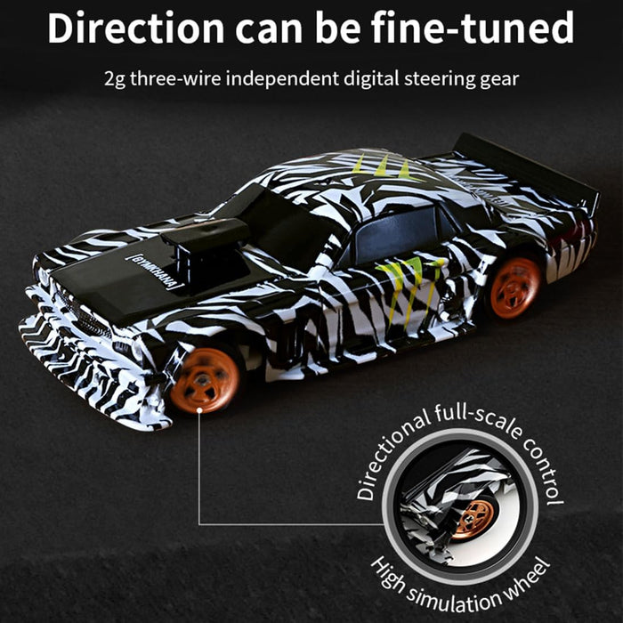 JIABAILE 1/43 RC Drift Car 4WD Four-Wheel Drive Radio Control 2.4G Mini Racing Drifting Car Toy High Speed Model