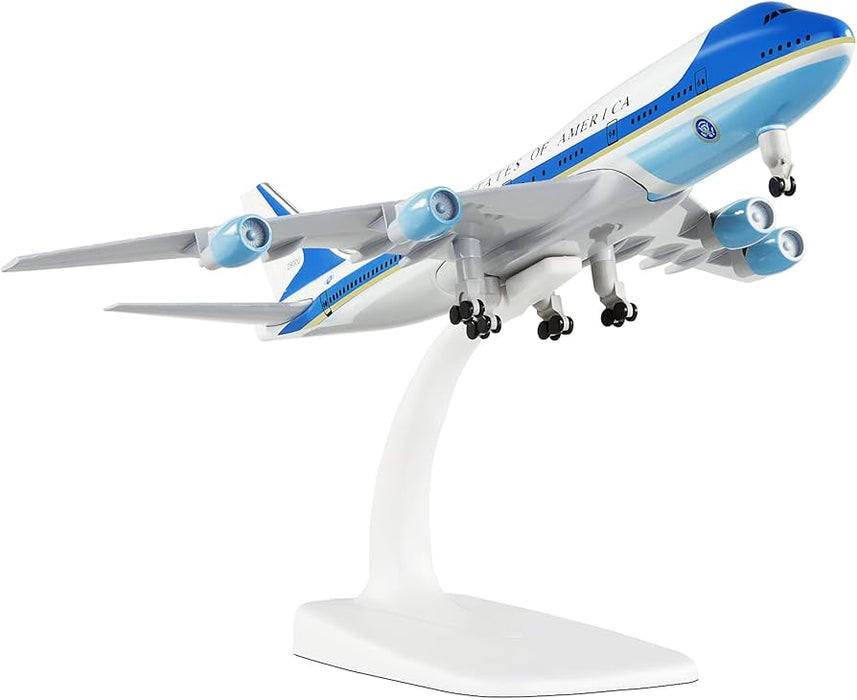 AIRPLANE DIECAST METAL USA AIR FORCE ONE B747 16CM MODEL