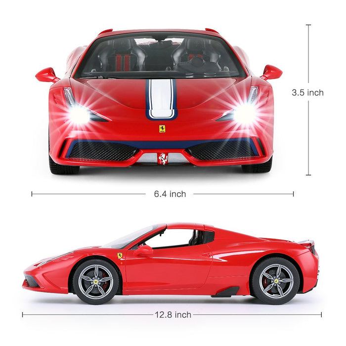 RASTAR FERRARI 458 SPECIALE A 73400 RC CAR 1/14 SCALE (RED)