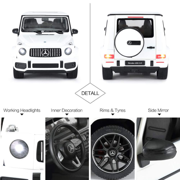 RASTAR MERCEDES-AMG G63 95700 RC CAR 1/14 SCALE (WHITE)