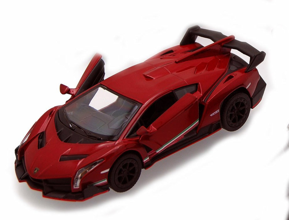 KINSMART LAMBORGHINI AVENTADOR LP 700-4/ MURCIELAGO LP 640/VENENO 1:36 SCALE NO:KT5370D (RED)