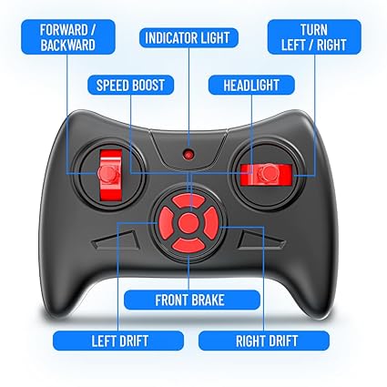 MIRANA ATV AND REMOTE CONTROL CAR, 1200 MAH LI-ION RECHARGEABLE BATTERY, C TYPE USB CHARGING SCALE 1:20&nbsp; (ORANGE BLUE )