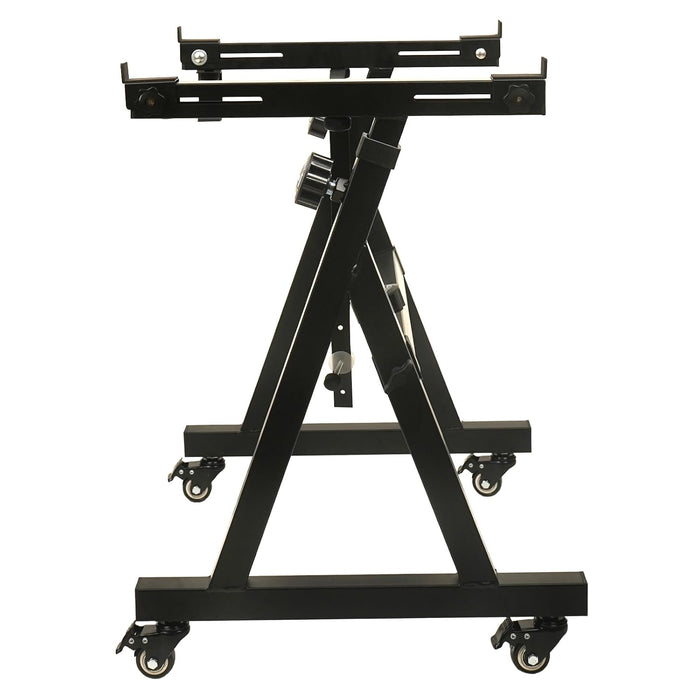 KADENCE KEYBOARD STAND W/ WHEELS - BLACK Z STYLE METAL ADJUSTABLE & PORTABLE HEAVY DUTY DIGITAL PIANO STAND