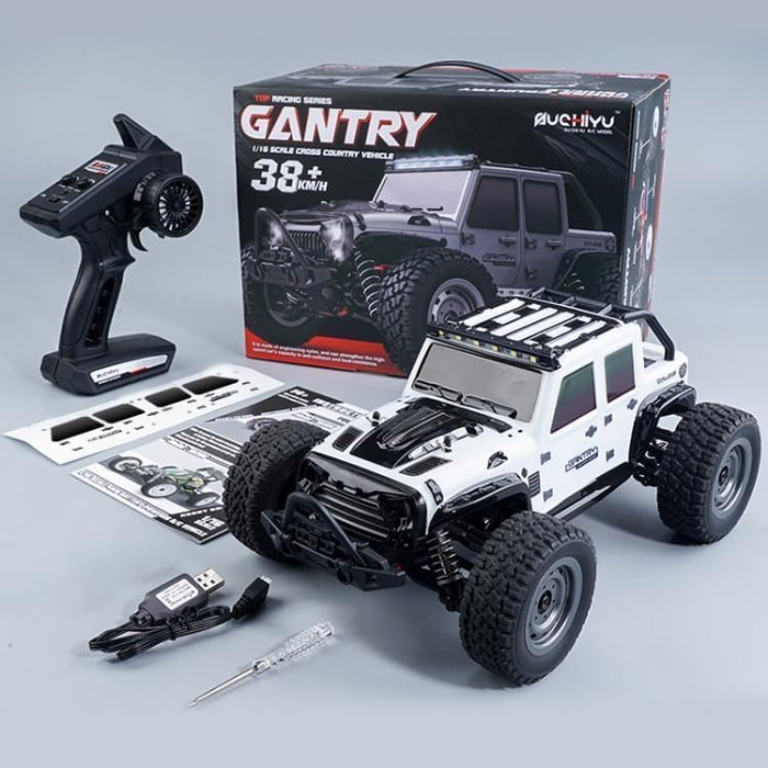 TOP RACING SERIES GANTRY 1/16 SCALE CROSS COUNTRY VEHICLE 4X4 FOUR -WHEEL DRIVE. 2.4G FULL SCALE FOUR WHEEL SCY16103