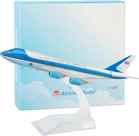 AIRPLANE DIECAST METAL UNITED STATES OF AMERICA B747 16CM