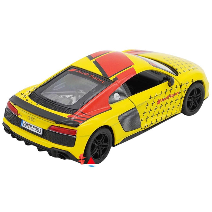 KINSMART 2020 AUDI R8 COUPE LIVERY EDITION 1:36 NO: KT5422DF (YELLOW)