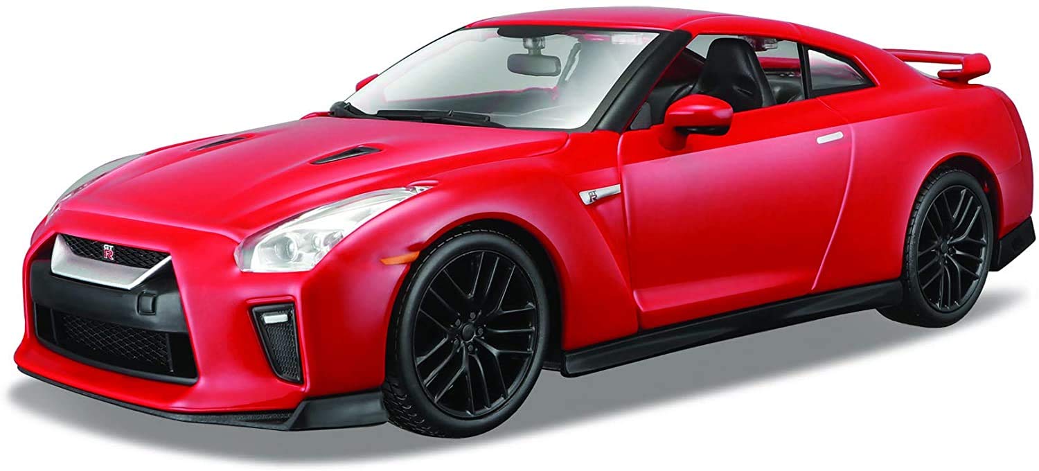 BBURAGO 1:24 NISSAN GT-R, RED