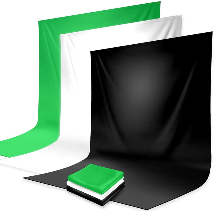 HIFFIN 8 X 12 FT 3 PCS | BLACK | WHITE | GREEN LEKERA