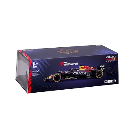 BBURAGO HONDA RED BULL RACING 1 MAX VERSTAPPEN 1/24 RB19 DIE CAST MODEL-18-28030V