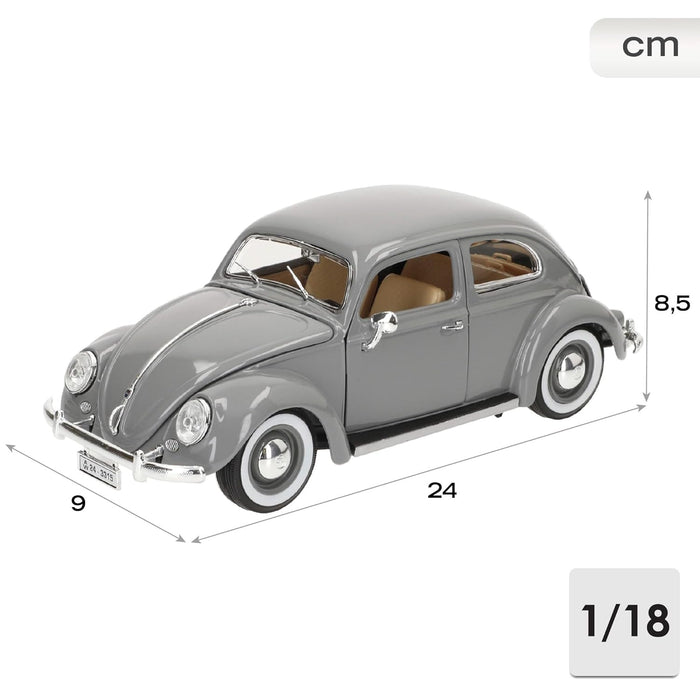 BBURAGO 18-92029G 1:18 1955 VOLKSWAGEN KAFER BEETLE DIECAST MODEL